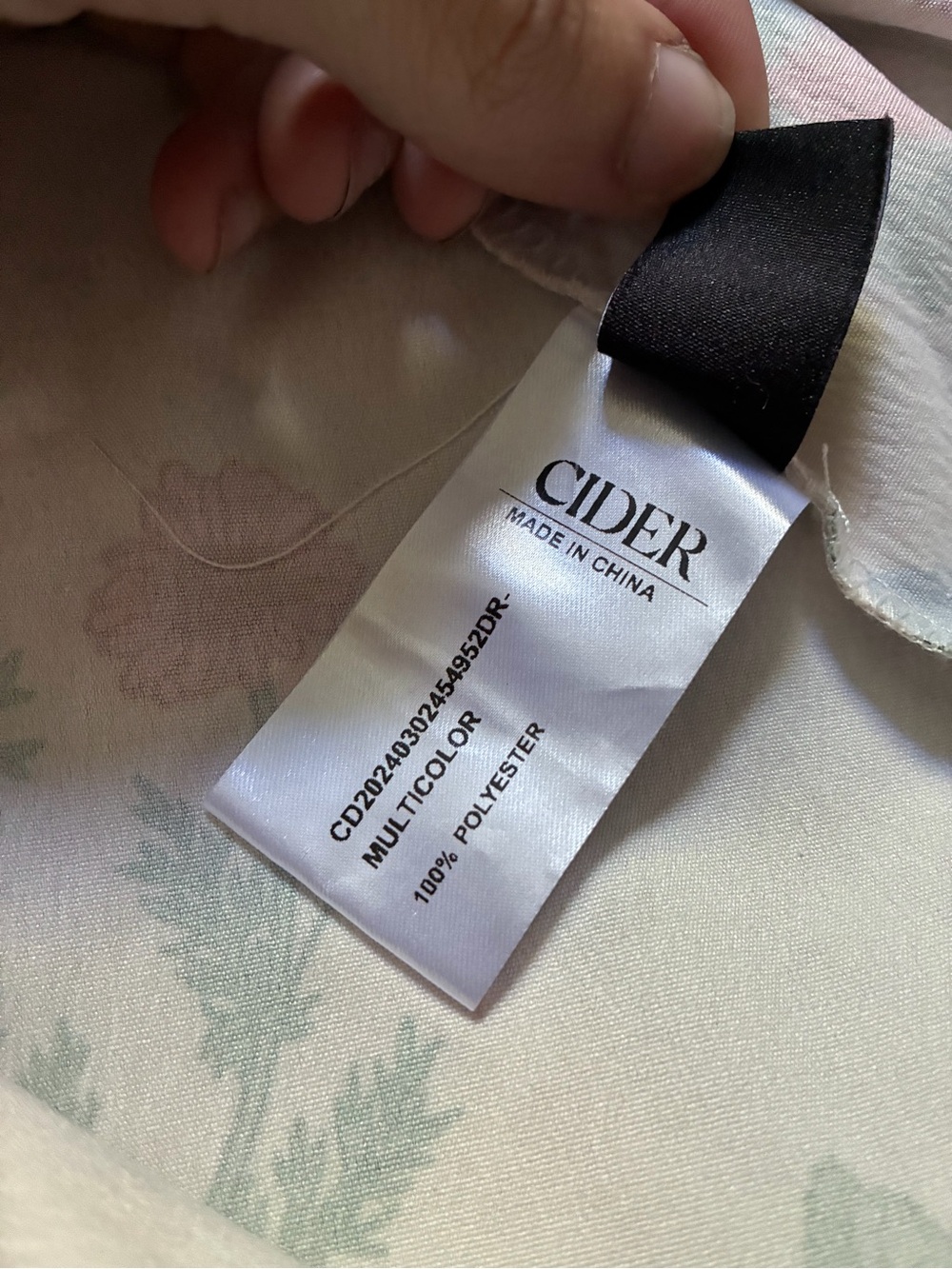 NWOT Cider Strawberry Floral Mini Dress (2XL) - Picture 4 of 5